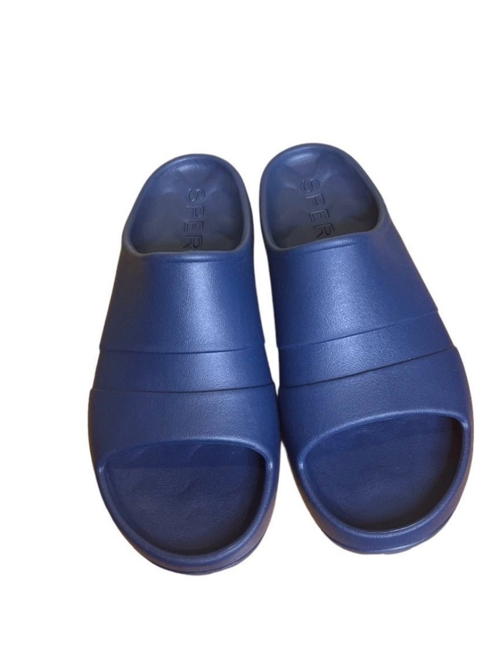 Sperry Men's Blue Beach Pool Shower Slide Shoes size 10M NWOB